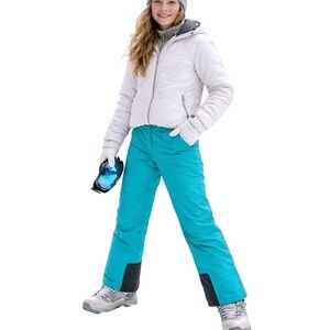 Arctix Insulated Snow Ski Pants Teal Blue Waterproof Winter Youth 16‎